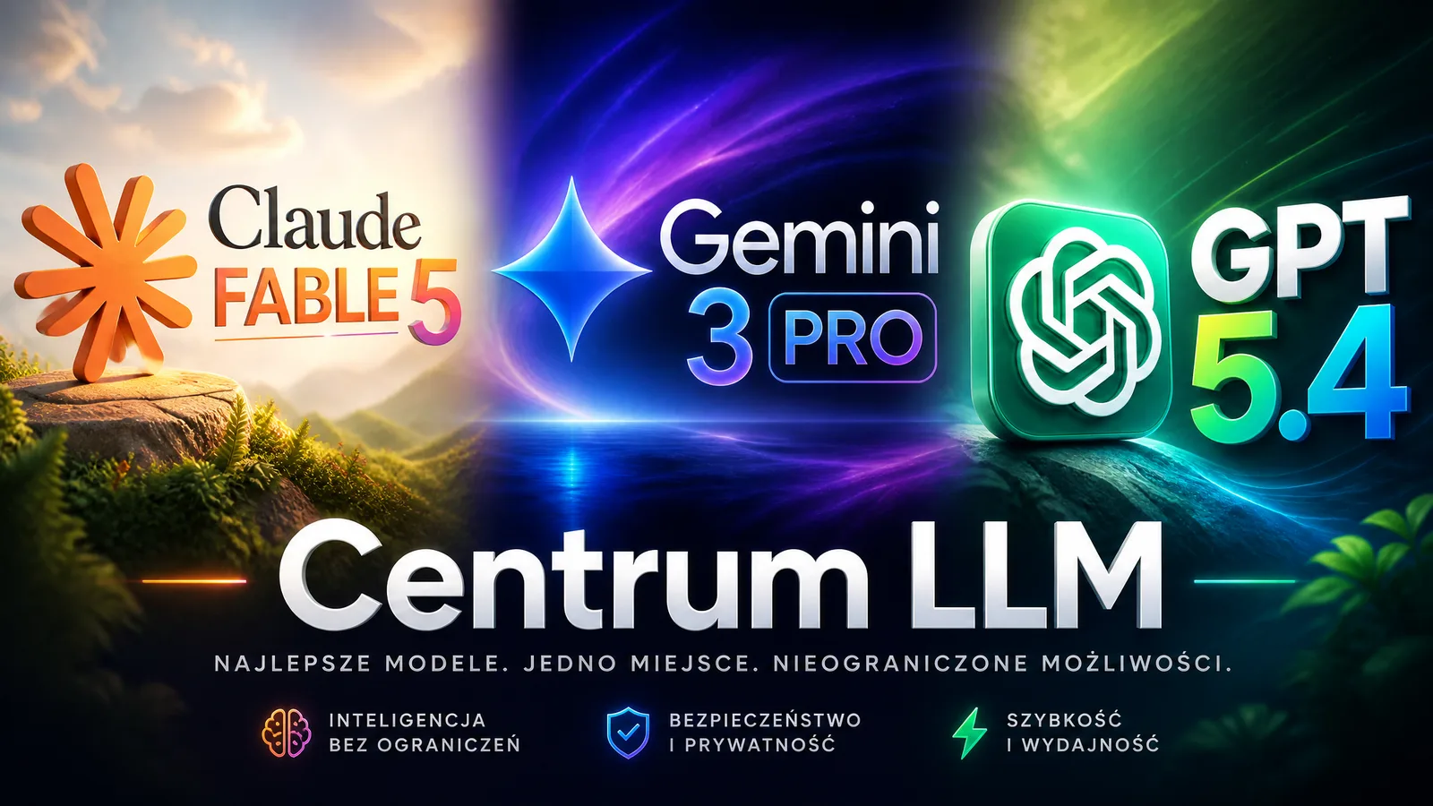 Centrum LLM — Claude, Gemini i GPT w jednym miejscu